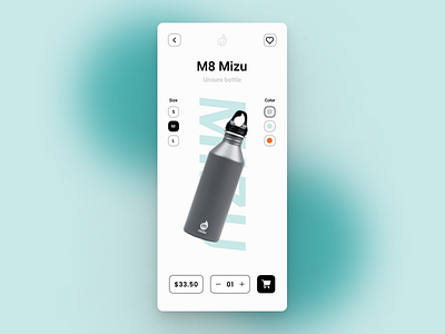 Single Product - DailyUI #012 app daily ui dailyui dailyui 012 design ecommerce ecommerce app minimalist mobile mobile app design product product page shopping single product ui ux