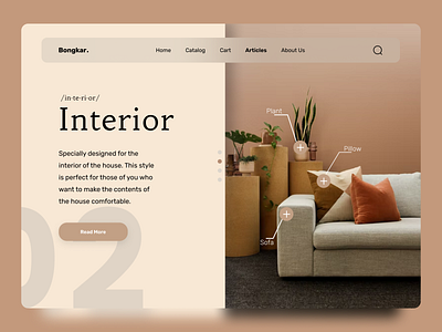 Bongkar. - Web Interior Exploration 3d animation app branding design graphic design icon illustration interior logo motion graphics ui uidesign uxdesign web interior website