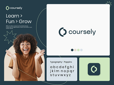 Coursely - Logo and Branding app logo brand identity branding branding agency c logo co logo course logo coursely logo logodesign modern logo online education online educational platform logo online learning online learning platform saas logo