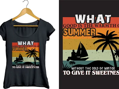 Summer T-shirt Design surfing