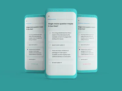 Quiz activity question quiz user experience user interface