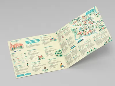 City map promotional Artwork adobe illustrator branding design digital art doodle graphic design illustration typography ui vector