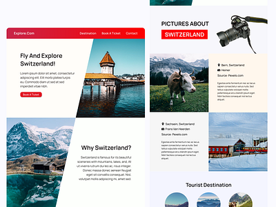 Online Travel Website UI/UX Design design figma homepage landing page landing page design practice responsive design ui ui design user interface ux web web design web ui website website design website ui