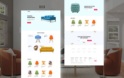 Business Website Design branding business design house sofa startup business ui ux web website website design