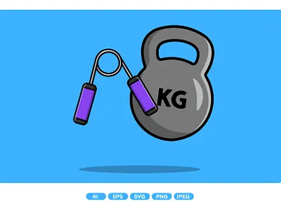 Dumbbell And Hand Training Tool symbol