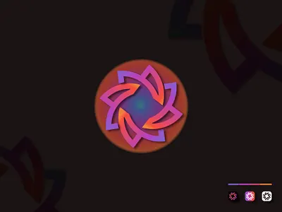 Floral Monogram Logo 03 branding branding design business clothing creative design elegant fashion floral geomatric identity illustration jewelry logo logo design logo folio logo inspiration logo mark modern textile