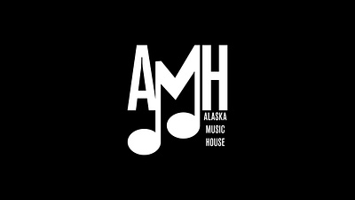 Alaska Music House branding design logo vector