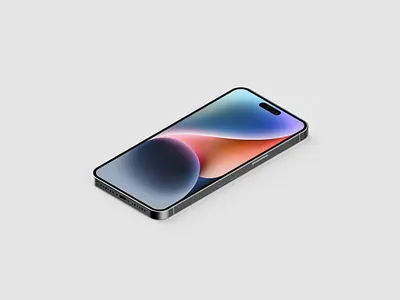 iPhone 14 Pro Max Mockup #2 apple free freebie iphone mobile mockup psd showcase smartphone