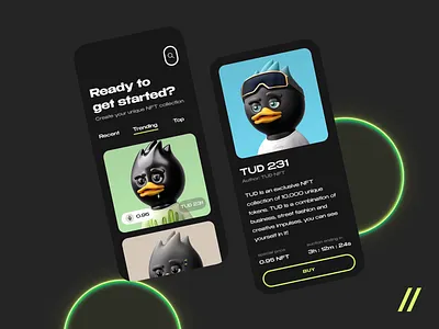 NFT Marketplace android animation app collection crypto cryptocurrency dashboard design design ui illustration interface ios marketplace mobile mobile app mobile ui nft ui uiux ux