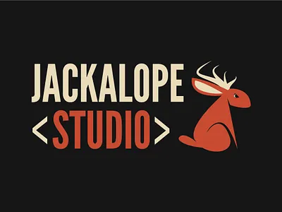 Jackalope Studio Logo Design branding logo wordmark