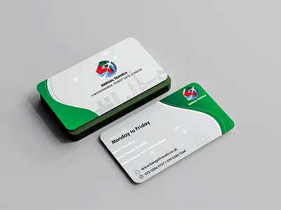 Corporate Business Card branding business card card design corporate business card graphic design minimal print design