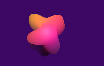 Gradient Noise Blob 3d animation graphic design motion graphics ui