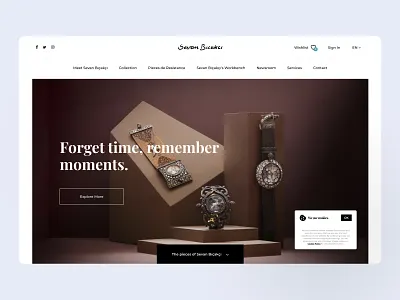 Sevan Bıçakçı Jewellery (Home page) branding commerce creative dashboard flat home homepage interaction jewellery landing page landingpage mobile order responsive shopping ui uiux ux web web design