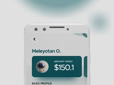 Profile Page daily dailyui design graphic design ui ux