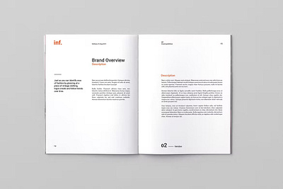 Free Brand Book Guidelines book brand brand book brand guideline branding clean customise design grid guidelines layout logo manual minimal print print template simple stationery style typography