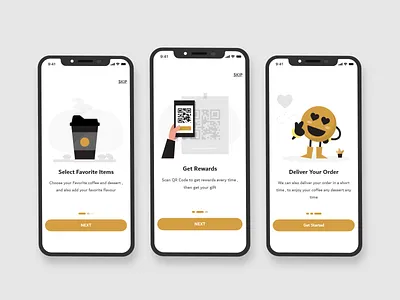 Onboarding design illustration mobile app onboarding ui ui design uiux ux