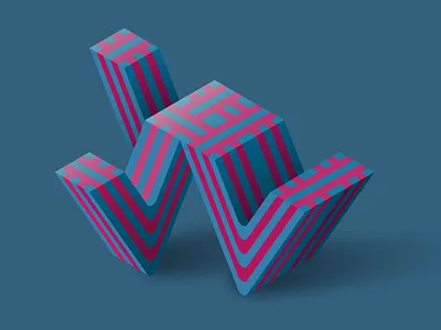 Logomark exploration abstract art branding design form fun gradients graphic graphic design illustration isometric letter lighting logo passion shading shadows stripes typography vector
