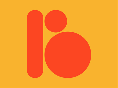 36 days of type day 2 36days02 36daysoftype challenge graphic design illustration letter b design logo shapes simple vector