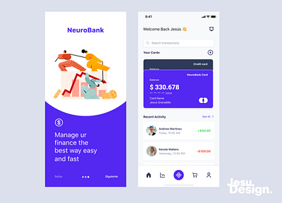 Financial Mobile App app branding design ui uidesign ux