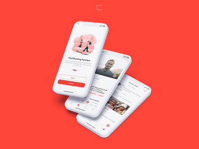 Matchmaking Fitness App - BuddyUp mobiledesign ui uidesign userinterface ux uxdesign