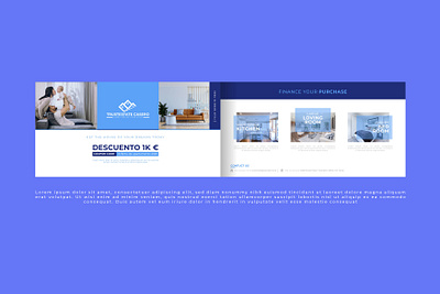 Landscape Brochure Template banner branding brochure design flat flyer graphic design illustration logo