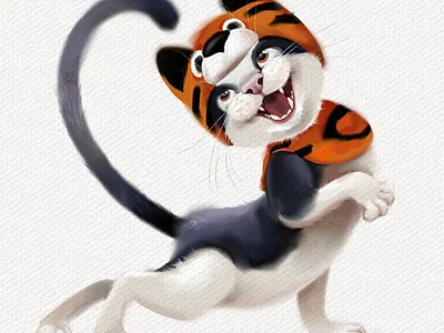 Tiger animal animal illustrations animals artwork cat cats character character design creative illustration cute cute illustration digital art digital illustration illustration illustration art illustration for kids illustrator kids illustration tiger