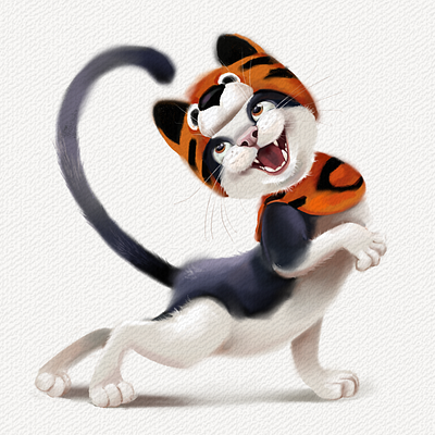 Tiger animal animal illustrations animals artwork cat cats character character design creative illustration cute cute illustration digital art digital illustration illustration illustration art illustration for kids illustrator kids illustration tiger
