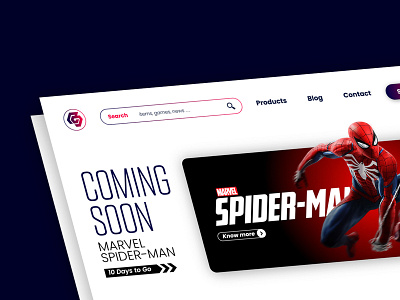 Video games E commerce site UI Design branding design e commerce graphic design illustration logo typography ui user interface web design website design