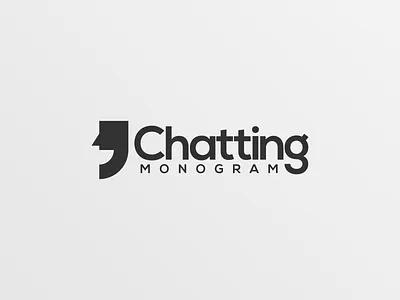 Chatting Monogram app icon branding chat app chat icon chat logo design flat icon illustration logo monogram simple logo