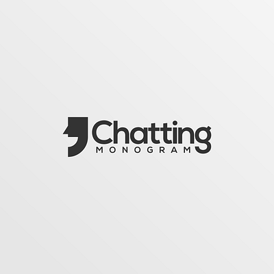 Chatting Monogram app icon branding chat app chat icon chat logo design flat icon illustration logo monogram simple logo
