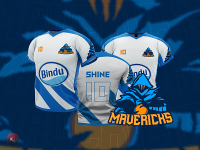 MAVERICKS 🔥 branding esports gaming graphicdesign jersey logo logodesign mavericks merchandise