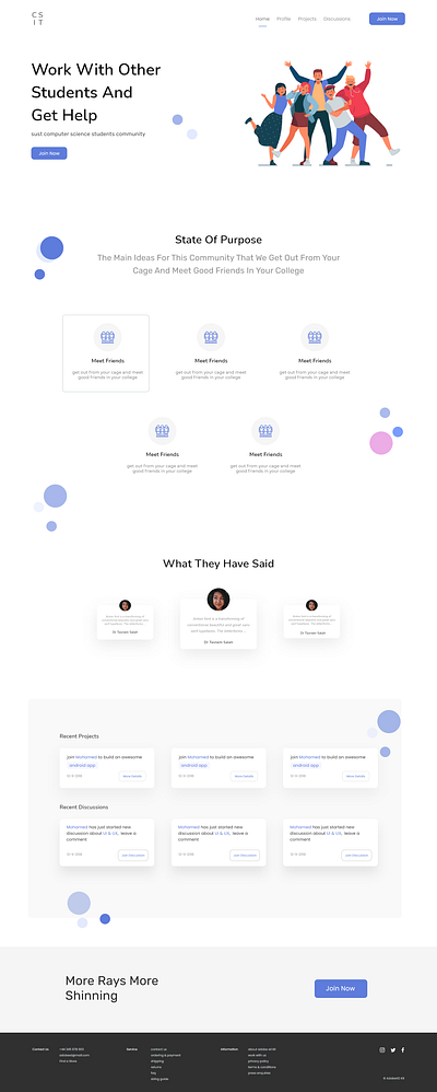 computer science sommunity cs design figma ui