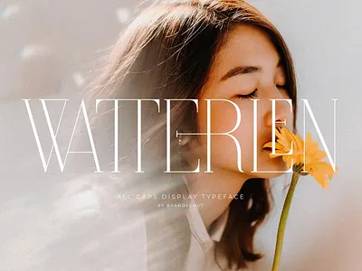 Watterlen Font app branding design display elegant font graphic design illustration logo luxury serif typeface typography ux wedding