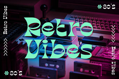Retro Vibes - Font aesthetic app branding design display font graphic design illustration logo retro serif typeface typography ux vintage
