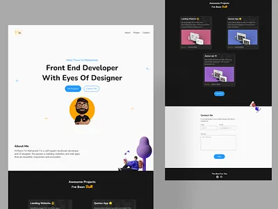 My Personal Portfolio design figma graphic design portfolio ui