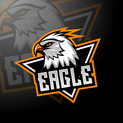 Esports Gaming Logo Design bird logo eagle logo esports logo gaming logo logo design mascot logo vector logo yellow logo
