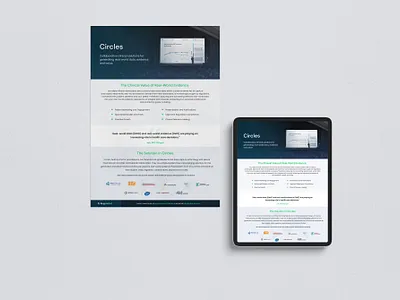 Flyer Design for Telemedicine Company document design flyer design pdf design telemedicine