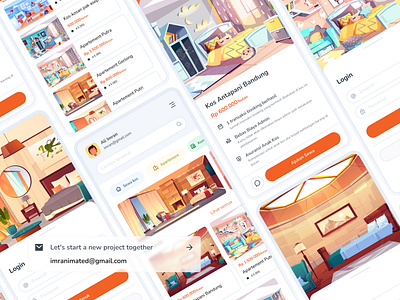 Koskukita apartement branding graphic design ui userinterfaces