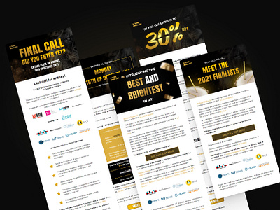 IoT Global Awards Campaign - mailers branding campaign colors design graphic design illustration mailers ui