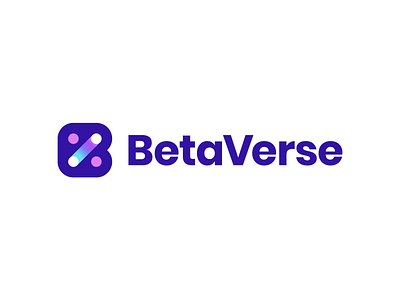 Metaverse Project - Logo Design b letter logo brand identity branding finance money fintech identity logo logo design logo designer logotype mark media tech digital meta metaverse negative space percentage symbol verse