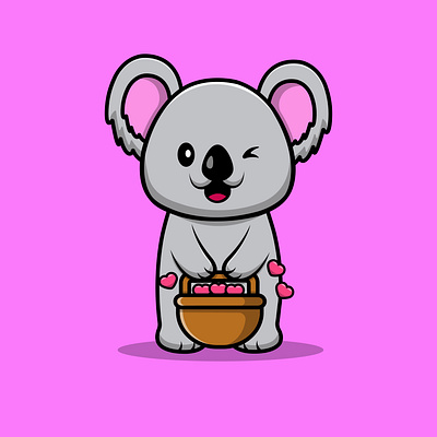 Cute Koala Bring Love chubby
