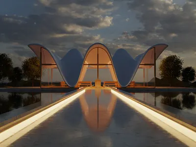 3D visualization. Architectural visualization. 3d architectural visualization. blender design rendering visualization