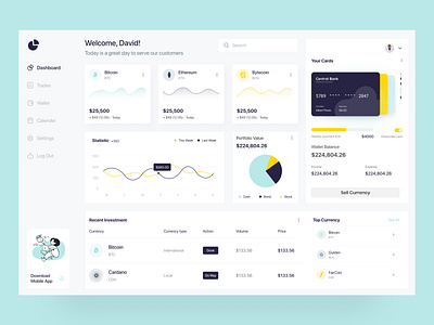 Cryptocurrency Web App admin app bitcoin blockchain crypto crypto exchange crypto trading crypto wallet dashboad dashboard design ethereum finance financial fintech interrface token ui uiux wallet