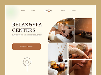 RELAX&SPA CENTERS animation branding graphic design logo motion graphics ui