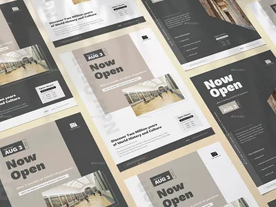 Museum Flyer Design art flyer building flyer modern flyer design museum flyer museum poster nice flyer design nice layout design