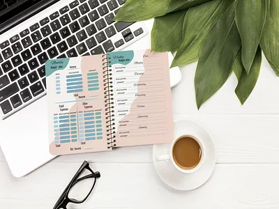 Budget Planner account budget plan cost economy estimate expenses finance funds graphic design illustration income money monthly planner spending total weekly