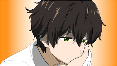 Anime boy app branding design graphic design illustration logo typography ui ux vector