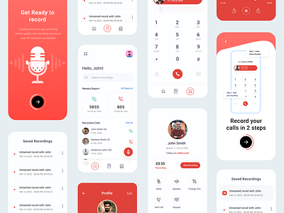 Call Recorder App 2022 app appstore arslan branding call concept live pakistan project recorder screens trend ui