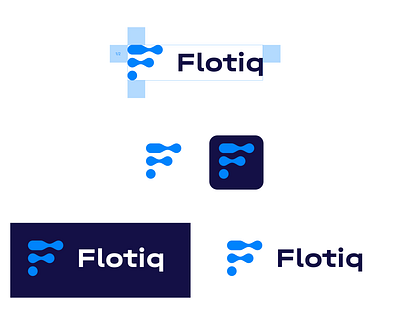 Flotiq - new brand of Headless CMS branding design graphic design logo typography ui
