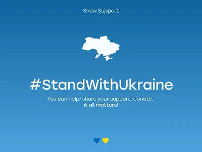#StandWithUkraine design help no war standwithukraine support support ukraine ui ukraine